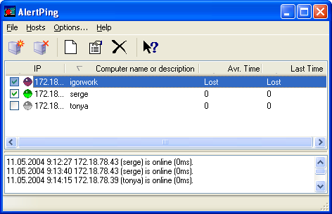 AlertPing Screenshot